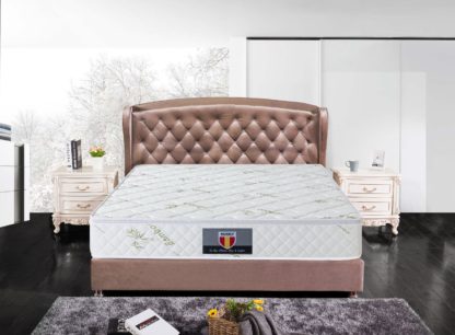 4 Kingdom Husky furniture and mattress five star comfort Pockect coil Bambo Cover euro Pillow top mattress 6