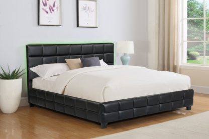 Amelia King Bed - 8002 -Husky-Furniture- Single - Double -Queen- King-Black-2
