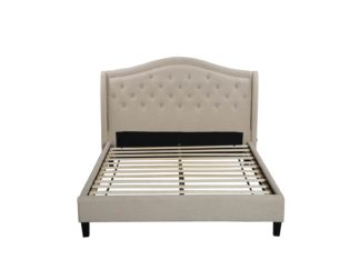 Queen Twilight Bed - 013-Husky-Furniture- Queen and King- Beige-1-1