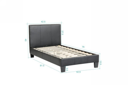 Value Bed 8079-Husky-Furniture- single,twin Double,full- Black-5