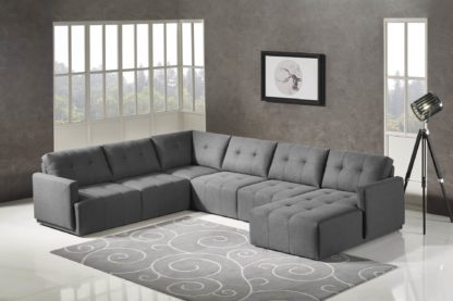 HD1800 - Leggo - sectional sofa RHS-Grey.Husky Designer Furniture