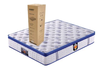 Could Plus, Husky furniture and mattress, five star comfort, HD Pocket spring, Plush euro Pillow top , mattress in a box