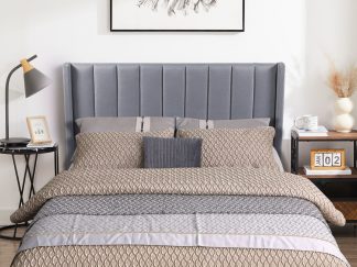 Husky Furniture Jordan Platform Bed Queen Grey 1008