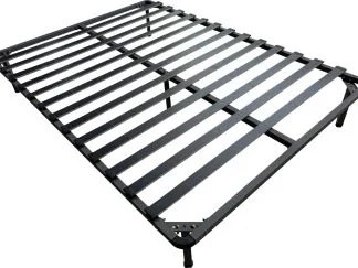 Pandora Double Flatbed Platform Bed Grey