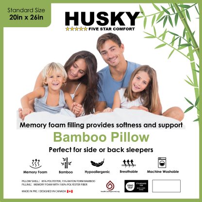 Bamboo Memory Foam Pillow