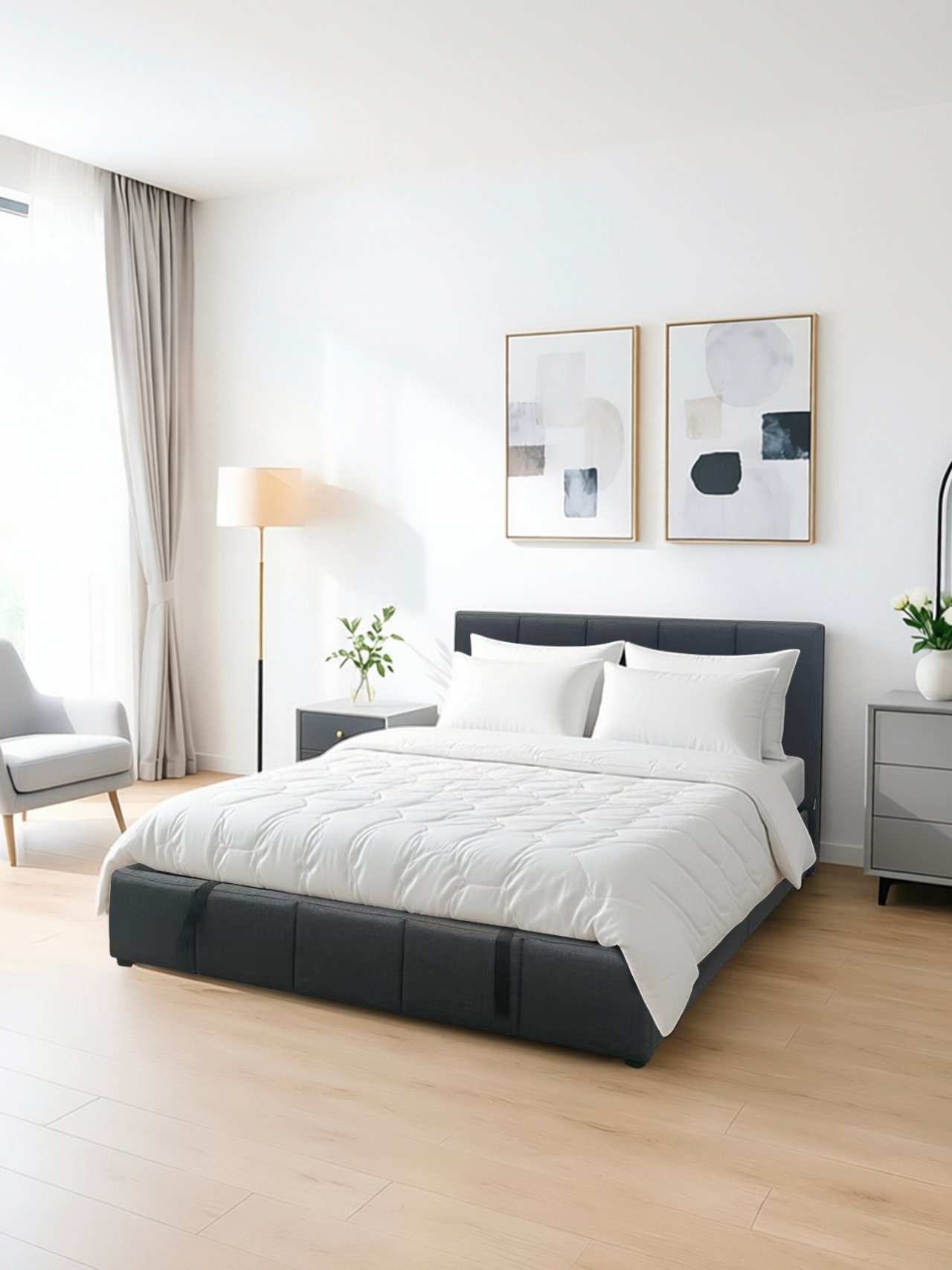 Husky Metro Lift Up Bed - Grey