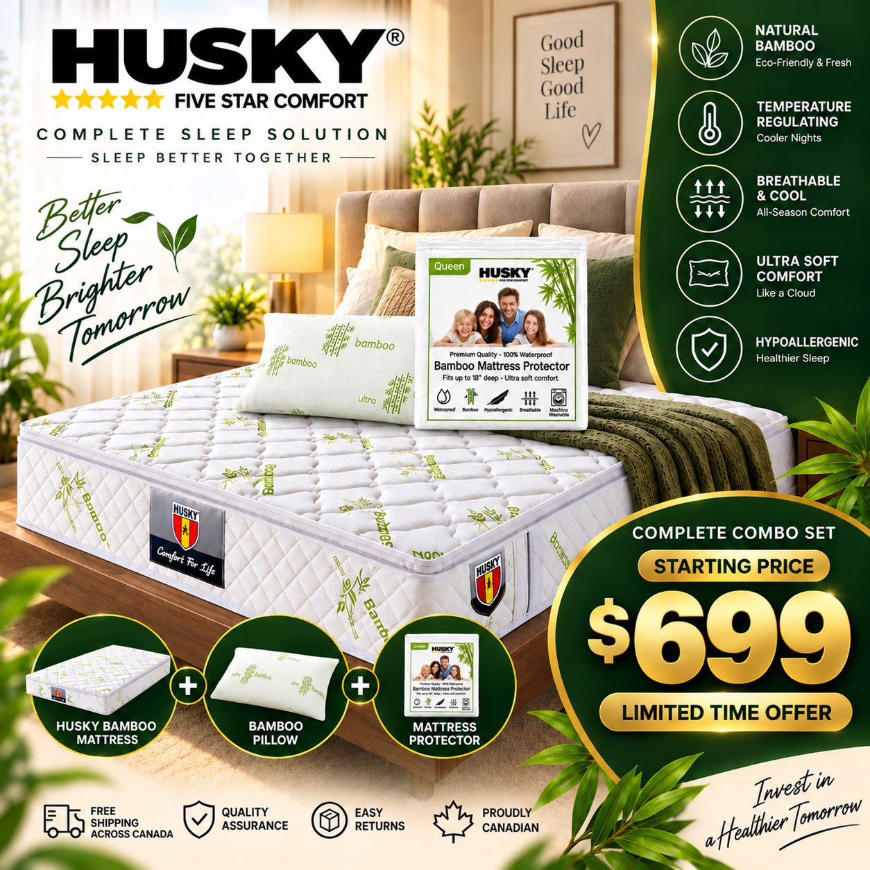 Kingdom Mattress Sleep Bundle